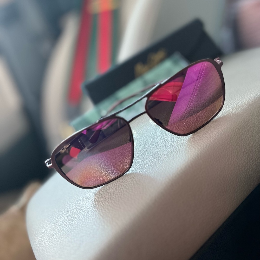Maui Jim pink Sunglasses Polarized titanium lightweight
